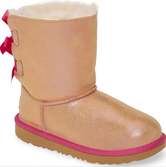 UGG Other - UGG - Girls T Bailey Bow Shimmer Boots